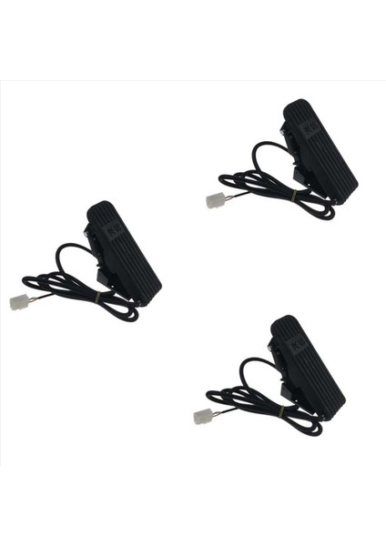 3x Ayak Gaz Kayap Ayak Pedalı Hızlandırıcı Elektrik Araç Hızlandırıcı Pedalı Hız Kontrol Bisiklet Dönüşüm Kiti (Yurt Dışından)