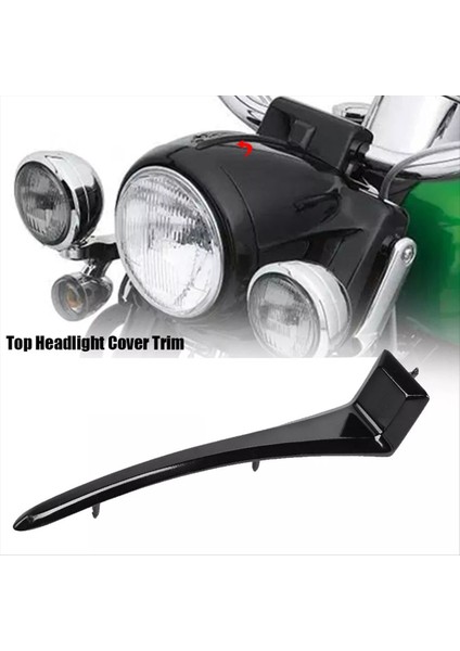Siyah Nacelle Mızrak Üst Far Kapağı Trim 67868-94 Harley Road King 994-2002 Flhr Efı Flhrı Flhrcı (Yurt Dışından) fiyatları