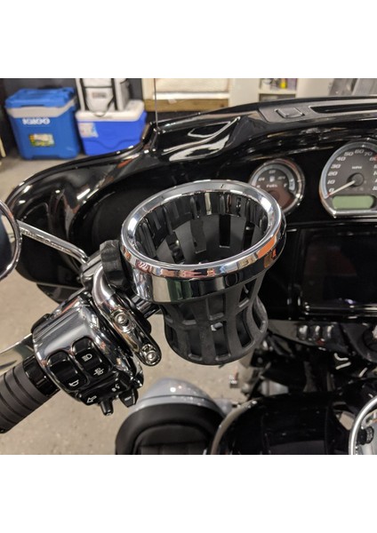 Softail Electra Gümüş Honda GL1800 Goldwing Için Motosiklet Girdolu Içecek Kupası Tutucu (Yurt Dışından) indirimleri