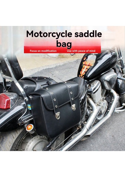 1 Çift Motosiklet Retro Saddlebag Pu Yan Torbalar Depolama Torbaları Tail Torbalar Evrensel Depolama Alet Parçaları (Yurt Dışından) fiyatları