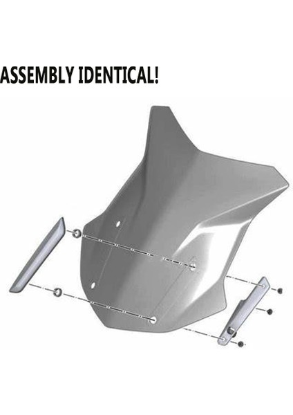 -Bmw R1200GS Lc Macera Gs Adv 2013-2018 Motosiklet Ön Cam Trim Dış Braket Tutucu Şeridi (Yurt Dışından) indirimleri