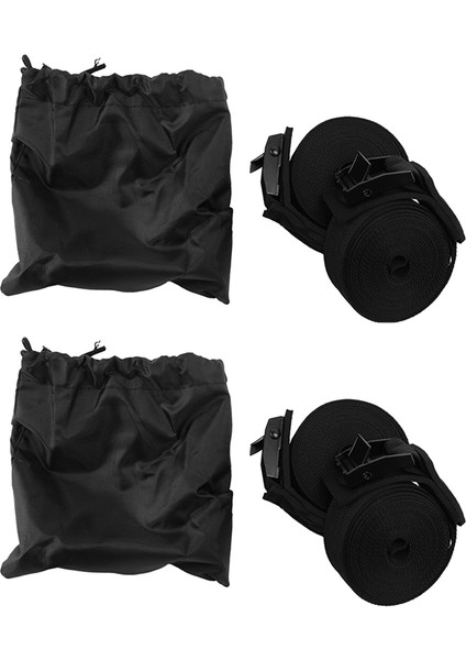 4pcs 3mx2 5cm Kırma Sörf Tahtası Kayak Kayan Kamera Tokalı Kravat Kravat Aşağı Strap Araba Otobüs Üst Bisiklet Bisiklet Raf Kemer (Yurt Dışından)