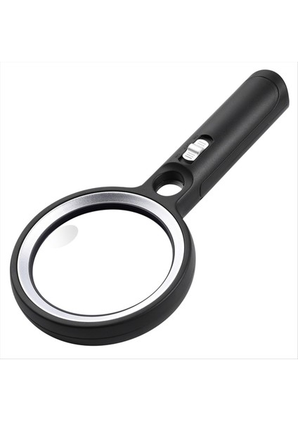 Okuma Için Işık ile El Tipi Büyüteç 60X 45X 30X Büyük Işıklı Büyüteç 30 LED Okuma Büyüteçleri (Yurt Dışından)