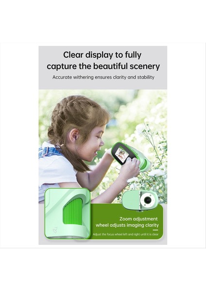 XV70 Çocuk Cep Mikroskobu 800X 2 Inç Ekran USB Dijital Mikroskop Teleskop Pep Mikroskop Beyaz (Yurt Dışından) modelleri