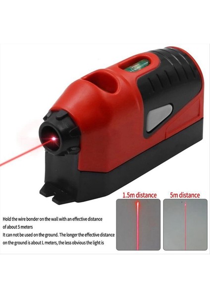 Mini Dikey Ruh Seviyesi Aracı Lazer Seviyesi Lazer Kılavuzlu Seviye Hat Ölçüm Göstergesi Aracı C Için (Yurt Dışından) modelleri