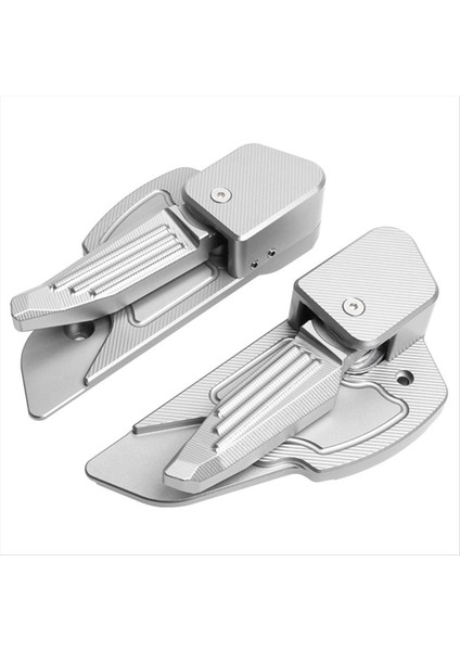 Motosiklet Otomatik Uzatma ve Kat Arka Ayak Pedalı Vespa PRIMAVERA150 Sprint Için Katlanabir 150 Gümüş (Yurt Dışından)