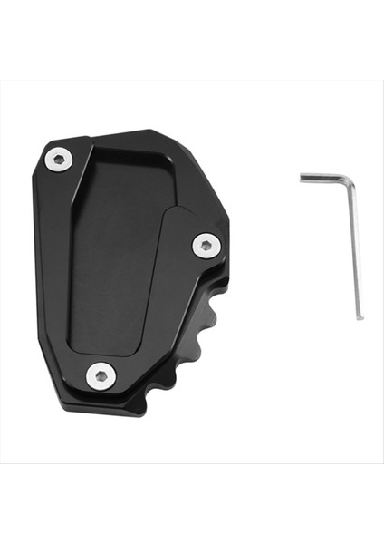 Motosiklet Yan Pad Plakası Ducati Çöl x Çöl Desteği x 2022 2023 Kickstand Destek Uzatma Siyah (Yurt Dışından)