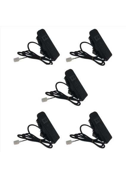 5x Ayak Pedalı Ayak Ayak Pedalı Hızlandırıcı Elektrik Araç Hızlandırıcı Pedalı Hız Kontrol Bisiklet Dönüşüm Kiti (Yurt Dışından)