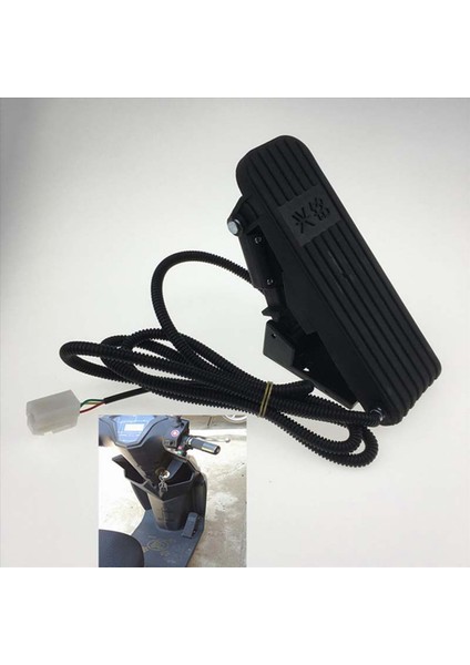 5x Ayak Pedalı Ayak Ayak Pedalı Hızlandırıcı Elektrik Araç Hızlandırıcı Pedalı Hız Kontrol Bisiklet Dönüşüm Kiti (Yurt Dışından) fiyatları