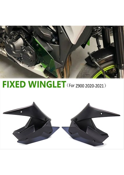 Motosiklet Yan Baskollar Sınırlar Kanat Sabit Kanat Sabit Kanat Kawasaki Z 900 Z900 2020-2025+ Mavi ve Siyah (Yurt Dışından) fırsatları