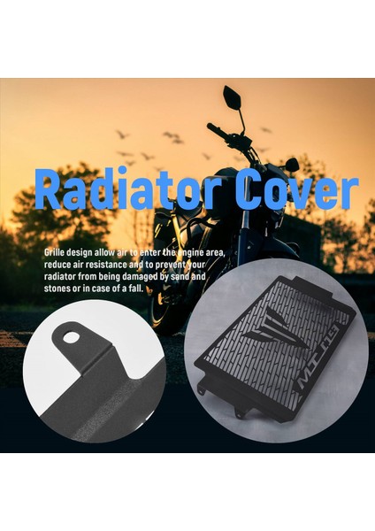 Yamaha MT09 Mt-09 2021 2022 Siyah Için Radyatör Koruma Motor Soğutucu Grille Kapak Koruması (Yurt Dışından) indirimleri