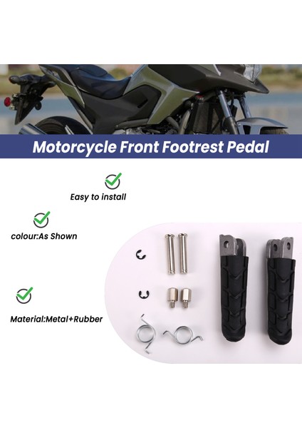Motosiklet Ön Ayak Dönemi Pedal Ayak Pegs Ayak Pegs Pedals Honda CB250 CBR600F CB600F Hornet 600 NC700 (Yurt Dışından) fırsatları