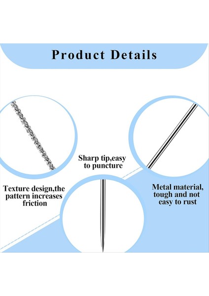 30 Pcs Snag Onarma Iğnesi 2 36 x 0 03 Inç Onarım Örgüler ve Dokuma Takım Onarımı Dikiş Aracı Deri El Sanatları Dikiş (Yurt Dışından) fırsatları