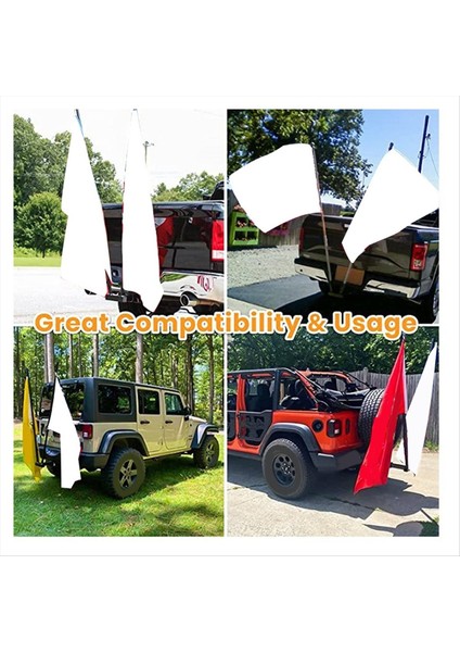 Hitch Flag Pole Tutucu Çift Bayrak Kutbu Montaj Kamyon Römork Alma Kampası Için Bayrak Pilesi Kampası Suv Arabalar (Yurt Dışından) modelleri