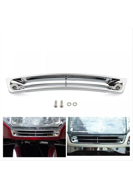 Motosiklet Ön Alt Far Eşleştirme Honda Goldwing GL1500 Gl 1500 1988-2000 Krom (Yurt Dışından) fırsatları