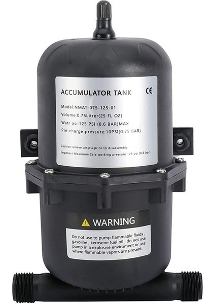 Basınç Tank Su Pompası Akış Kontrolü 0 75 L 125PSI Deniz Rv Teknesi Için Su Geçirmez (Yurt Dışından) fiyatları