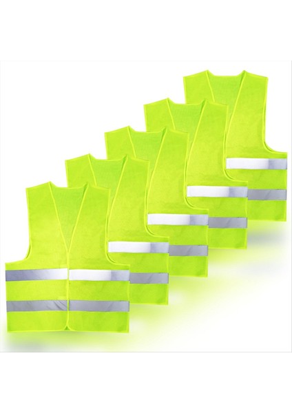 Yansıtıcı Güvenk Yeleği Uyarı Yelekleri Araba Güvenk Yeleği Floresan Yeşil Görünürlük Motosiklet Arabası Sürücüleri (Yurt Dışından)