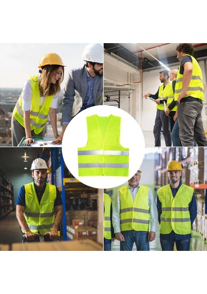 Yansıtıcı Güvenk Yeleği Uyarı Yelekleri Araba Güvenk Yeleği Floresan Yeşil Görünürlük Motosiklet Arabası Sürücüleri (Yurt Dışından) fırsatları