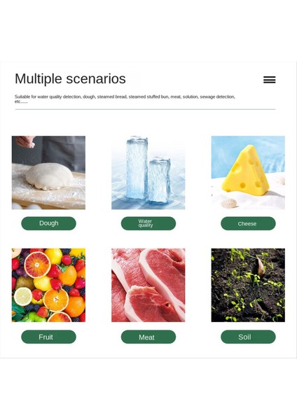 Gıda Ph Metre 0 00-14 00PH Yüksek Doğruluk Sıcak Ph Test Cihazı Sensör Asıdıds Analide Analizim Peynir Hamur Suyu (Yurt Dışından) modelleri