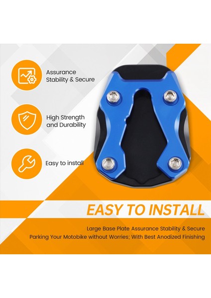 Motosiklet Kickstand Extension Foot Side Standı Cfmoto 450MT 450 mt 2024 2025 Aksesuarlar Için Plaka Pedi Büyüt (Yurt Dışından) indirimleri
