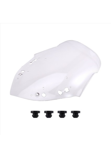Motosiklet Ön Cam Kalkanı Sefler Koruma Koruma Yamaha Için Cam Koruyucusu X-Max 300 2017-2022 Şeffaf (Yurt Dışından)