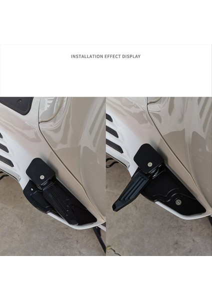 Motosiklet Otomatik Uzatma ve Kat Arka Ayak Pedalı Vespa PRIMAVERA150 Sprint Için Katlanabir 150 Siyah+Kırmızı (Yurt Dışından) fiyatları