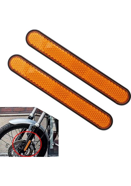 Motosiklet Ön Çatal Reflektör Sticker Alt Bacaklar Softail Sportster Için Güvenk Uyarısı 883 1200 Sarı (Yurt Dışından) indirimleri