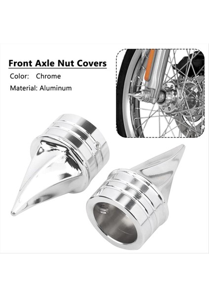 Harley Electra Street Gde Dyna Düşük Rider Için Krom Ön Akslı Kapak Kapakları (Yurt Dışından) modelleri