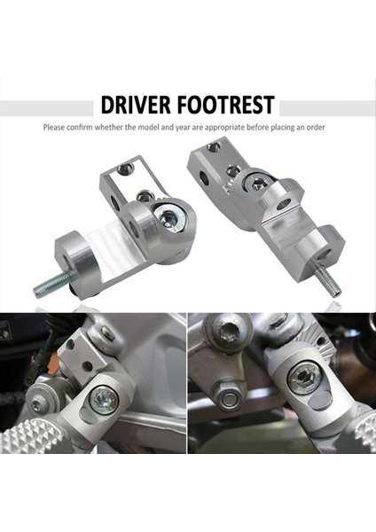 Bmw R1200RT K1300R Kawasakı ER6F 2014-2021 Için Motosiklet Ayağı Pedalı Yolcu Ayak Destek Çubuğu (Yurt Dışından) modelleri