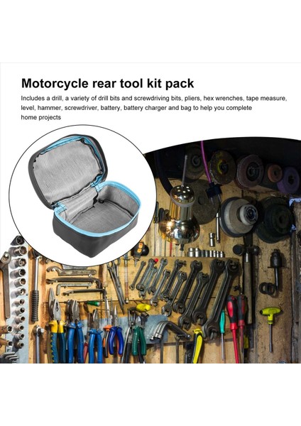 Off Road Motosiklet Arka Takım Çantası Kuyruk Depolama Pu Honda CRF150/250 CRF450 XR250R XR350R XR600 (Siyah) Için Su Geçirmez (Yurt Dışından) indirimleri