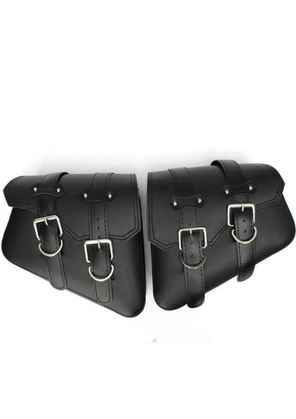 Harley Motosiklet Dönüşümleri Için Motosiklet Yan Kılıflar Yan Çantalar Araç Seti Üçlü Köşe Yan Çanta Su Geçirmez Kahverengi (Yurt Dışından) fiyatları