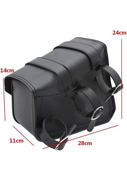 Harley Motosiklet Dönüşümleri Için Motosiklet Yan Kılıflar Yan Çantalar Araç Seti Üçlü Köşe Yan Çanta Su Geçirmez Kahverengi (Yurt Dışından) indirimleri