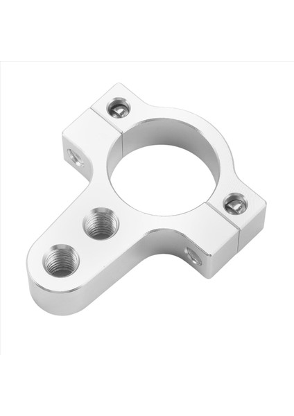 27MM Alüminyum Direksiyon Damper Çatal Çerçeve Montaj Kelepçesi Braket Ayak Fikir Motosiklet Bisikleti Modifikasyonu Gümüş (Yurt Dışından) modelleri