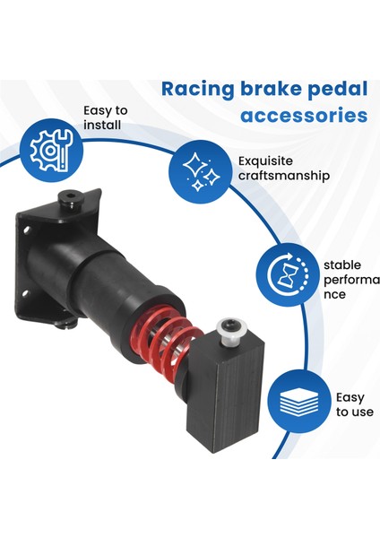 Moza Srp Için Te Yarış Fren Pedalı Performans Kiti Yay ve Sönümleme Blok Kombinasyonu Daha Fren Direnci Sağlayın (Yurt Dışından) indirimleri