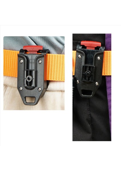 2x Bant Ölçütü Bant Otomatik Toka Ölçüsü Kalınlaştırılmış Kayış Klipsi Sabit Plastik Taşınabilir Alet Tutucu Klips (Yurt Dışından) indirimleri