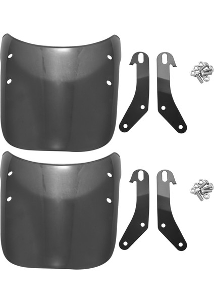 2x Motosiklet Far Kaplama Ön Cam Triumph Bonneville 2001-2017 T100 2003-2017 (Duman) (Yurt Dışından)