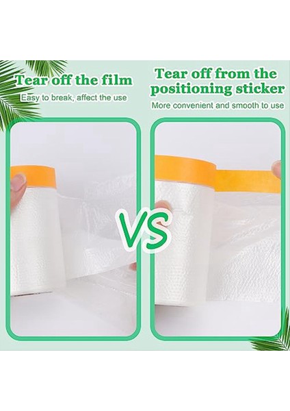 6 Paket Bant ve Örtü Otomatik Boyama Kaplaması Için 1 8X62 3 Ft Önceden Bantlanmış Maskeleme Filmi Plastik Öncesi Yapışkan Film (Yurt Dışından) indirimleri