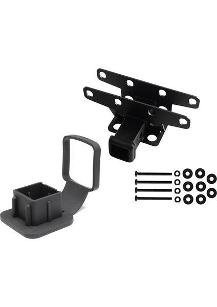 1set 2 Inç Arka Çekme Römork Tabanı Jeep Wrangler Için Kapak W/jlu 2018-2023 Motor Çekme Çekme Yardımı (Yurt Dışından) modelleri