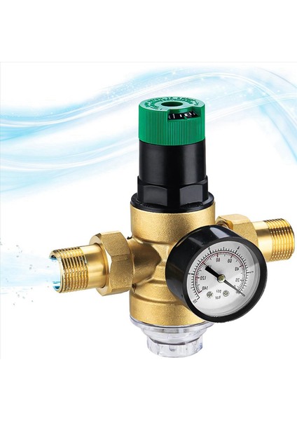 2x Basınç Regülatörü Su 3/4 Inç Su Basıncı Göstergesi ve Örgü Filtreli Su Basıncı Regülatörü (Yurt Dışından) fiyatları