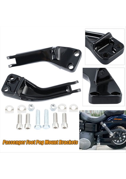Yolcu Ayağı Peg Montaj Braketleri Harley Dyna Low Rider Fxdf 2006-2017 (Yurt Dışından) fırsatları