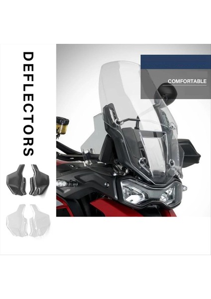 TIGER900 Tiger 900 Gt Pro Düşük Tiger 850 2020- (Dumanlı Gri) Için Yan Ön Cam Ön Cam Üst Sapma (Yurt Dışından) fırsatları