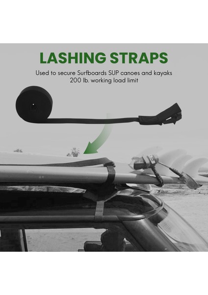 2pcs 3mx2 5cm Kırma Sörf Tahtası Kayak Çatı Rafı Kam Tokası Kravat Aşağı Tapa Araç Otobüs Üst Bisiklet Bisiklet Raf Kemer (Yurt Dışından) fiyatları