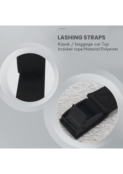 2pcs 3mx2 5cm Kırma Sörf Tahtası Kayak Çatı Rafı Kam Tokası Kravat Aşağı Tapa Araç Otobüs Üst Bisiklet Bisiklet Raf Kemer (Yurt Dışından) indirimleri