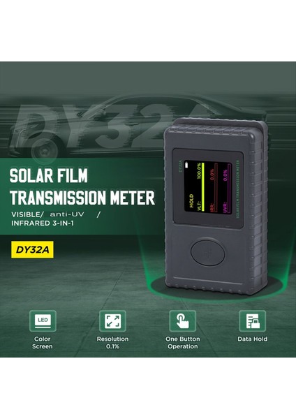 DY32A Güneş Film Şanzıman Ölçer Taşınabilir Pencere Tonu Ölçer Görünür Işık Geçfimi Uv Ir Ir Reckıng Test Cihazı (Yurt Dışından) fırsatları