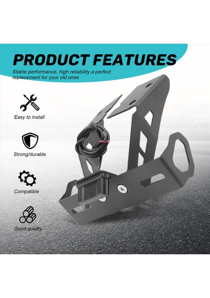 Suzuki Gixxer Için 150 250 SF250 2020 2021 2022 Plaka Tutucu Arka Kuyruk Çerçevesi Çamurluk Eminator Bracket Kit (Yurt Dışından) indirimleri