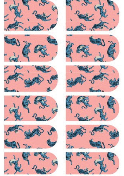 Kaplan Desenli Tırnak Dövmesi fırsatları