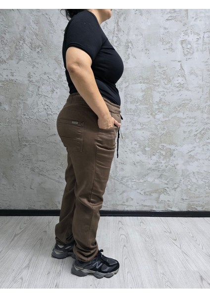 BYN-15000-BATTAL Beden Bayan Lastikli Pantolon fiyatları