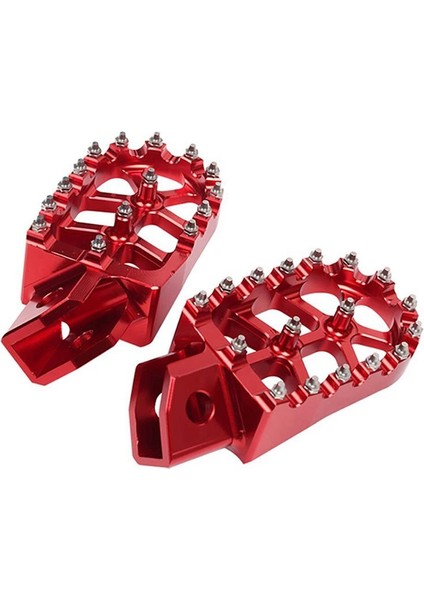 Ayak Ayak Mandalları Yamaha Için Peda Dinlenir Yamaha YZ80 YZ125 YZ250 YZ500 WR200 WR250 WR500 Honda XR350 Motok Değiştirme Kırmızısı (Yurt Dışından)