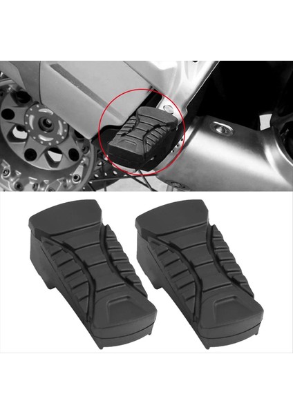 Bmw R1200GS R1200GS Adv 2014-2017 Için Motosiklet Arka Footpegs Plaka Foot Dayak Kauçuk Ped Kapağı (Yurt Dışından) fiyatları