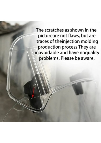 Bmw Kawasaki Yamaha Honda Suzuki Için Şeffaf Evrensel Motosiklet Ön Cam Uzantısı Ayarlanabir Spoiler 300X195X155MM (Yurt Dışından) fiyatları